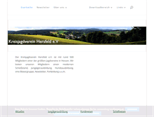 Tablet Screenshot of kreisjagdverein-hersfeld.de